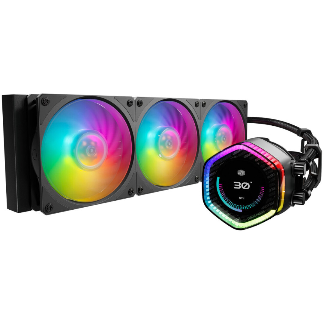 Vodno hlajenje Cooler Master MasterLiquid ION - 360mm RGB črna (MLY-D36M-A24PZ-R1)