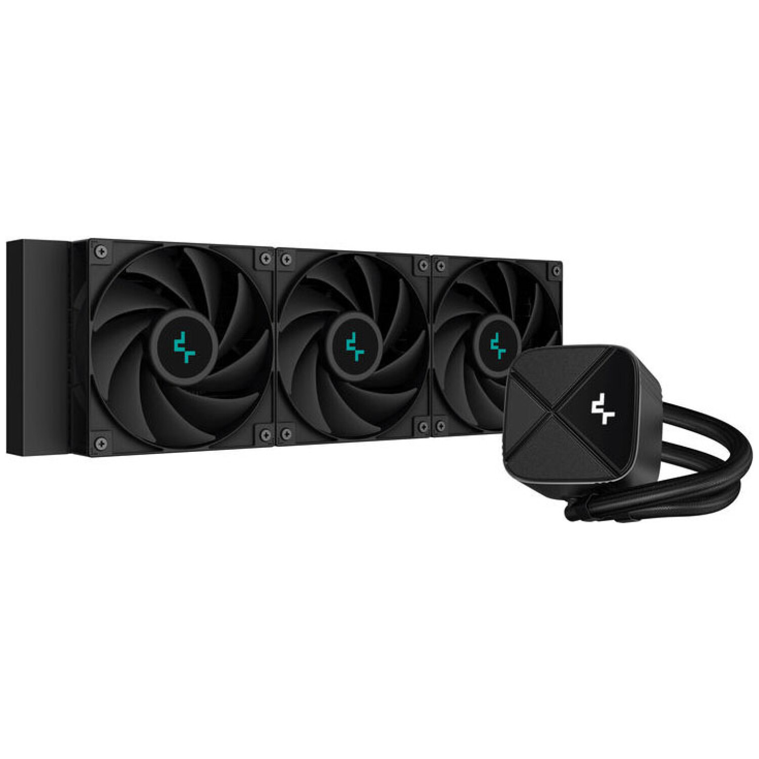 Vodno hlajenje DeepCool LS720S ZERO DARK - 360mm črna (32610254)