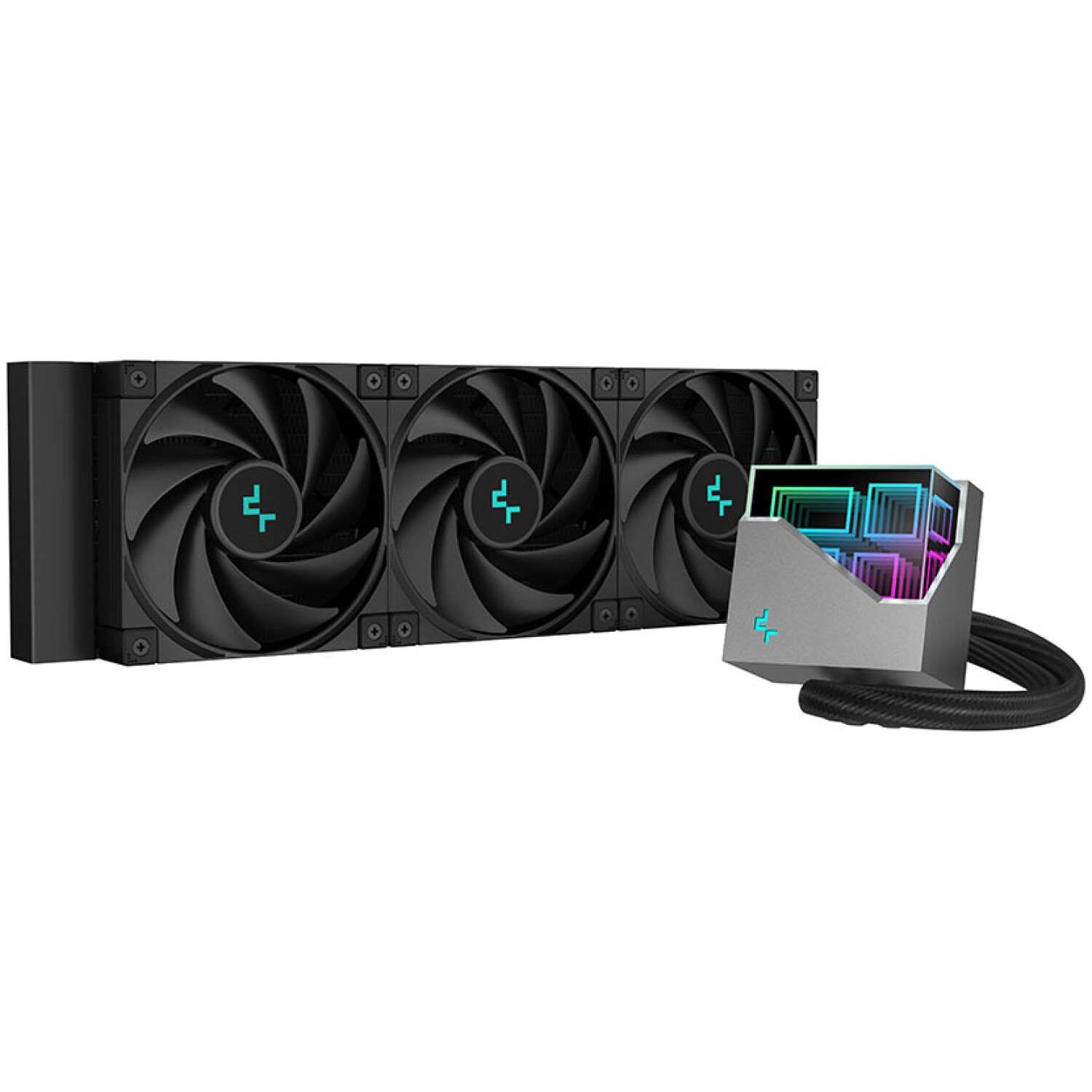 Vodno hlajenje DeepCool LT720 - 360mm črna (R-LT720-BKAMNF-G-1)