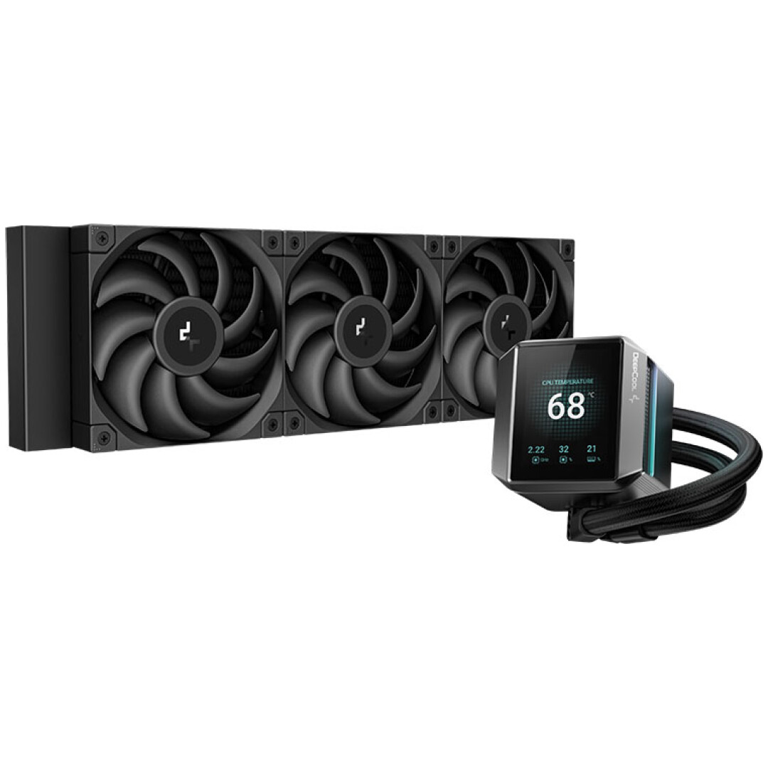 Vodno hlajenje DeepCool MYSTIQUE 360 - 360mm črna (R-LX750-BKDSNMP-G-1)