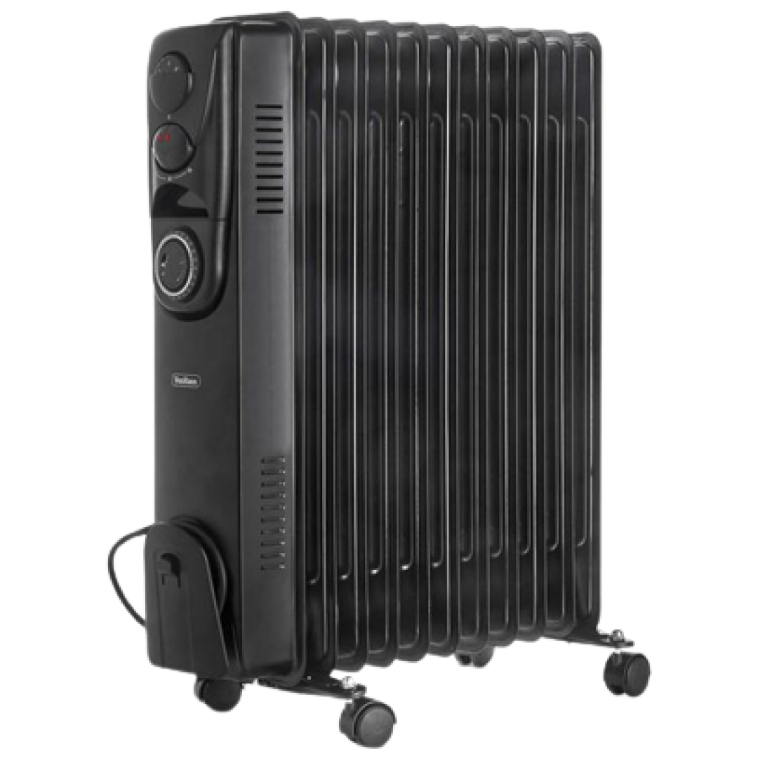 VonHaus oljni radiator 11 reber 2500W črn 2500645