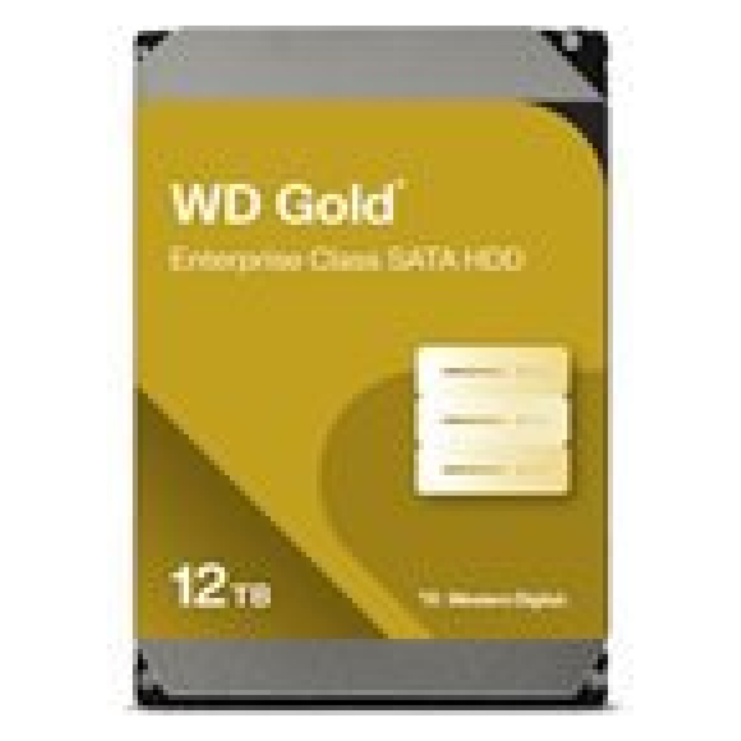 WD Gold 12TB HDD sATA 6Gb/s 512e