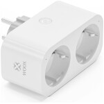 WOOX R6153 Smart WiFi Dvojna CB2S 2v1 Energy monitoring pametna vtičnica