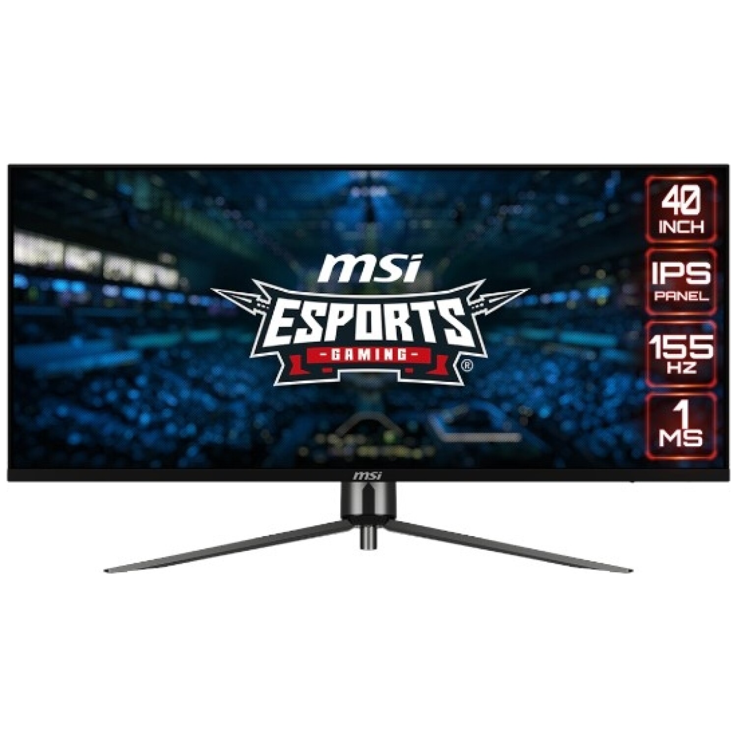 Zaslon MSI MAG401QR 40" / UWQHD / 155Hz / 1ms (MPRT) (črn)