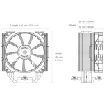 68 dB 155mm črna-srebrna (CGR-FZA50-ARGB)