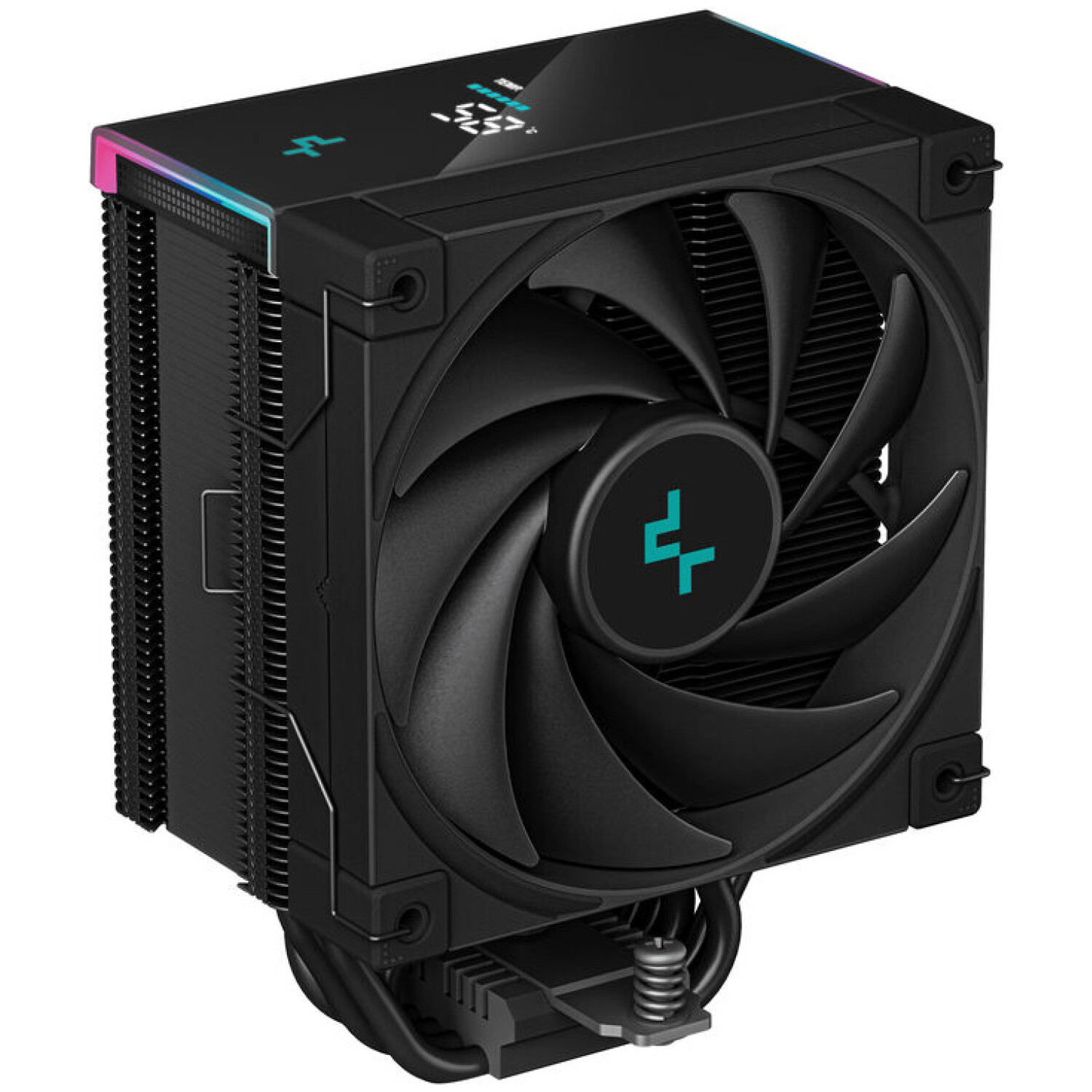 Zračni hladilnik DeepCool AK500S Digital - 28 dB 160mm črna (R-AK500S-BKADMN-G)