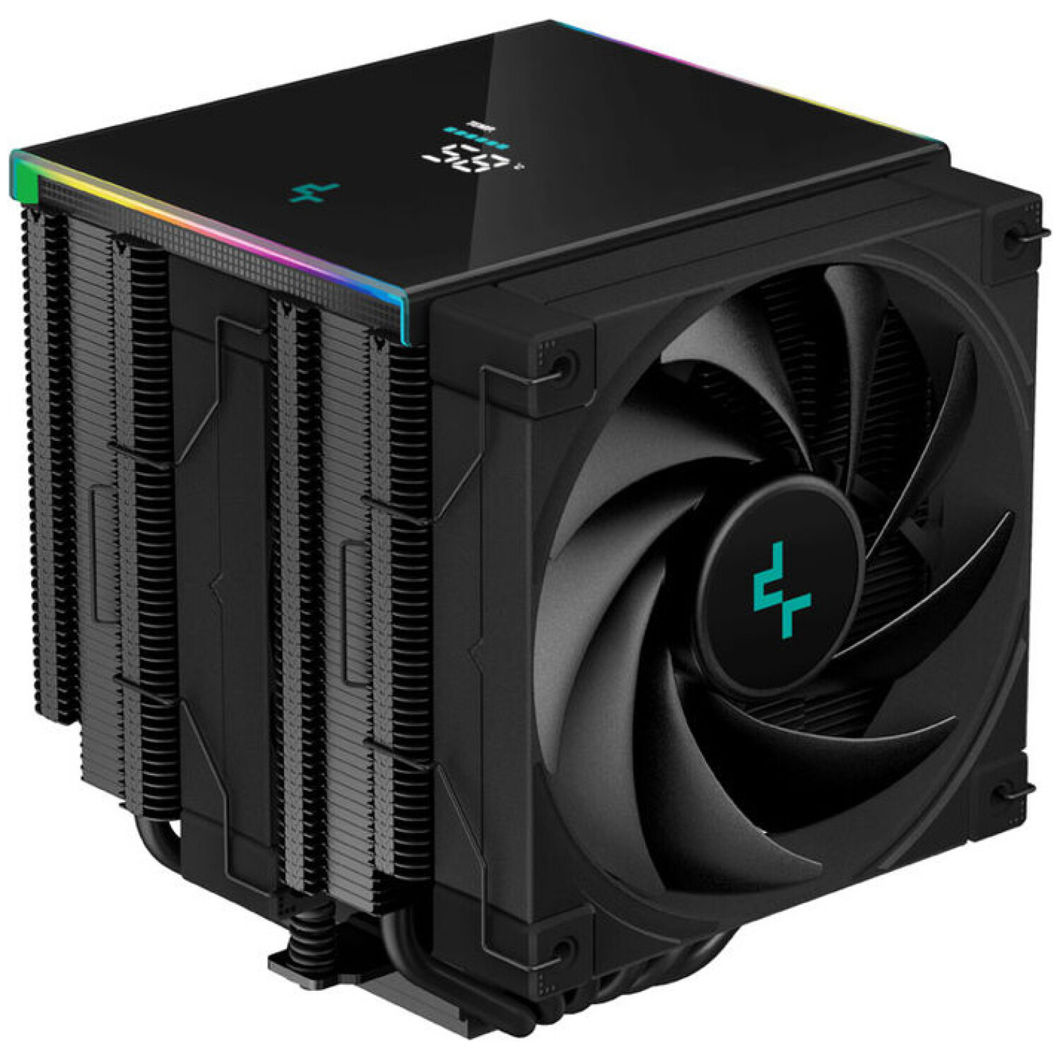 Zračni hladilnik DeepCool AK620 Digital - 28 dB 162mm RGB črna (R-AK620-BKADMN-G)