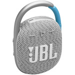 Zvočniki Bluetooth JBL Prenosni CLIP4 Eco bel (JBLCLIP4ECOWHT)