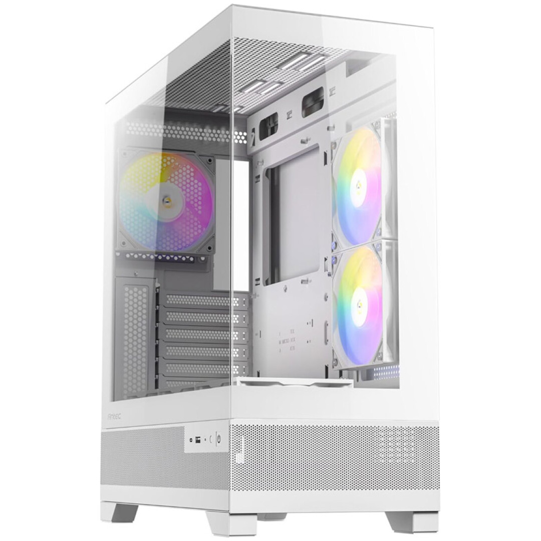 ANTEC CX700 RGB ELITE Mid-Tower okno belo gaming ohišje