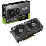 ASUS Dual GeForce RTX 4060 Ti OC 8GB GDDR6 (DUAL-RTX4060TI-O8G-SSD) z M.2 SSD režo gaming grafična kartica