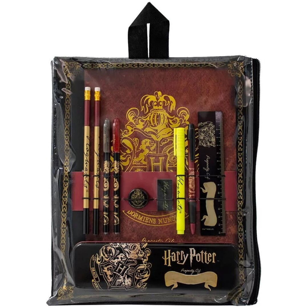 BLUE SKY HARRY POTTER BUMPER STATIONERY WALLET - CREST & CUSTOMISE