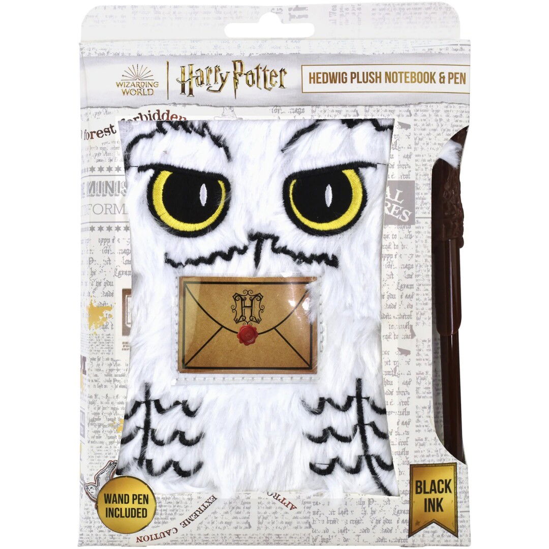 BLUE SKY HARRY POTTER HEDWIG PLUSH BELEŽKA & PISALO