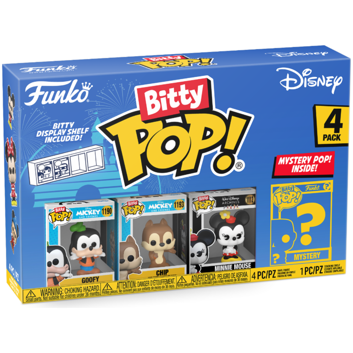 FUNKO BITTY POP: DISNEY - GOOFY 4PK