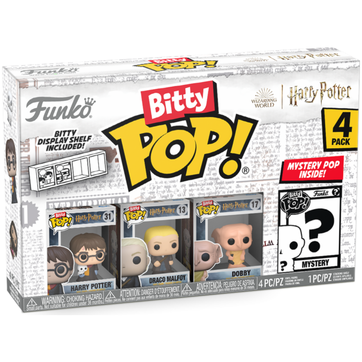 FUNKO BITTY POP: HARRY POTTER - HARRY POTTER 4PK