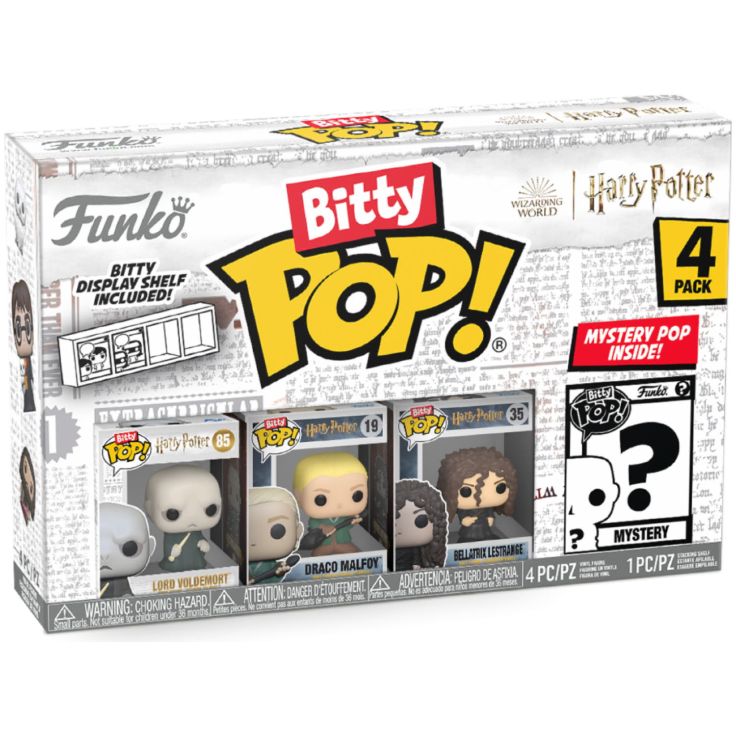 FUNKO BITTY POP: HARRY POTTER - VOLDEMORT 4PK