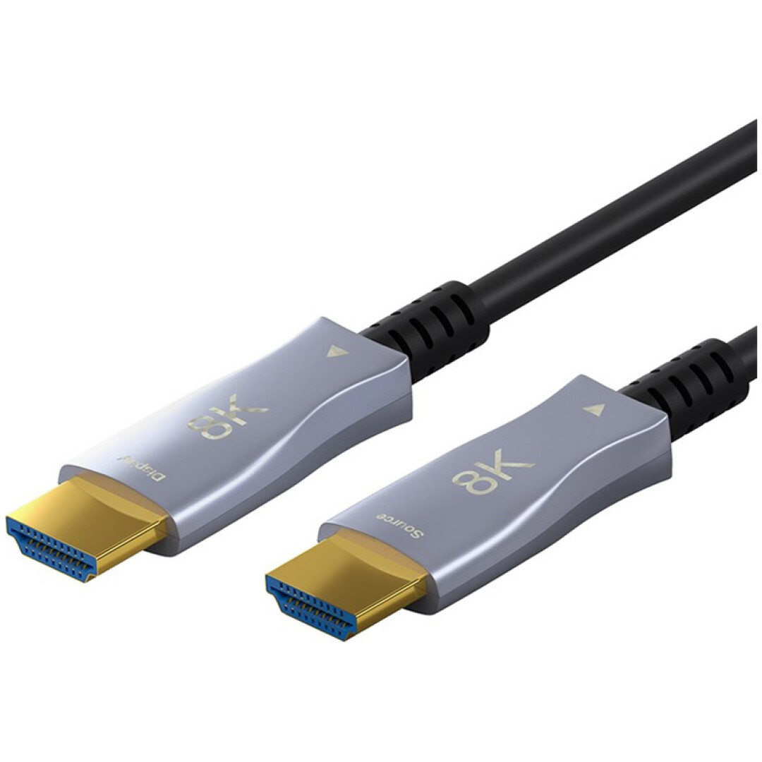 GOOBAY Optical Hybrid Ultra High Speed HDMI na HDMI 10m z Ethernet AOC pozlačen kabel