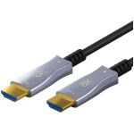 GOOBAY Optical Hybrid Ultra High Speed HDMI na HDMI 10m z Ethernet AOC pozlačen kabel