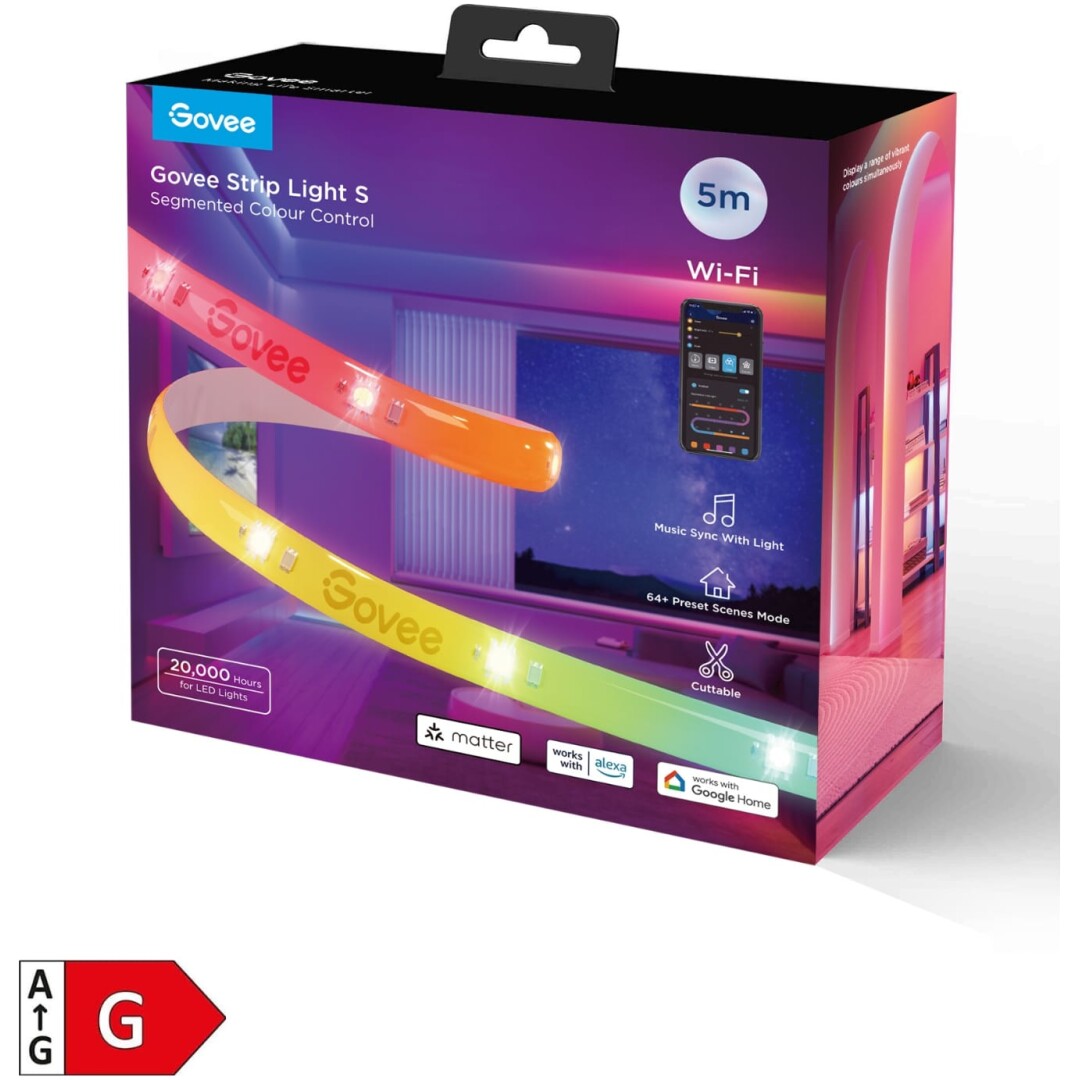 GOVEE RGBIC LED svetlobni trak S 5M