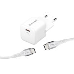 Intenso 30W GaN napajalnik s priključkom USB-C W30C + USB-C kabel 60W 1.5M