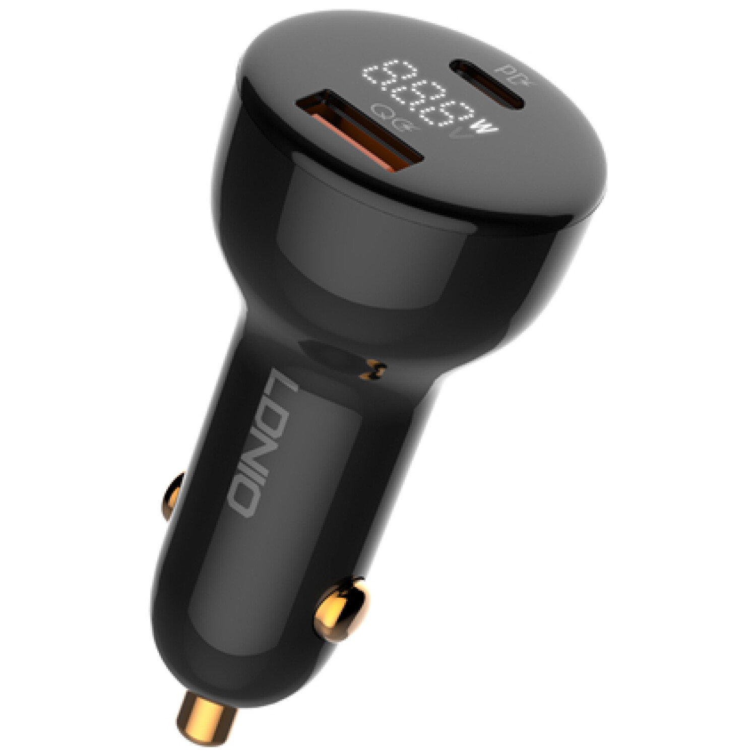 LDNIO CAR CHARGER 2 PORT (1A1C) 100W 5V 3A C101 AVTO POLNILEC