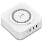 LDNIO CHARGER 4 PORT (3A1C) 30W 5V 3A WIRELESS 18W 5V 3A AW004 BREZŽIČNI POLNILEC