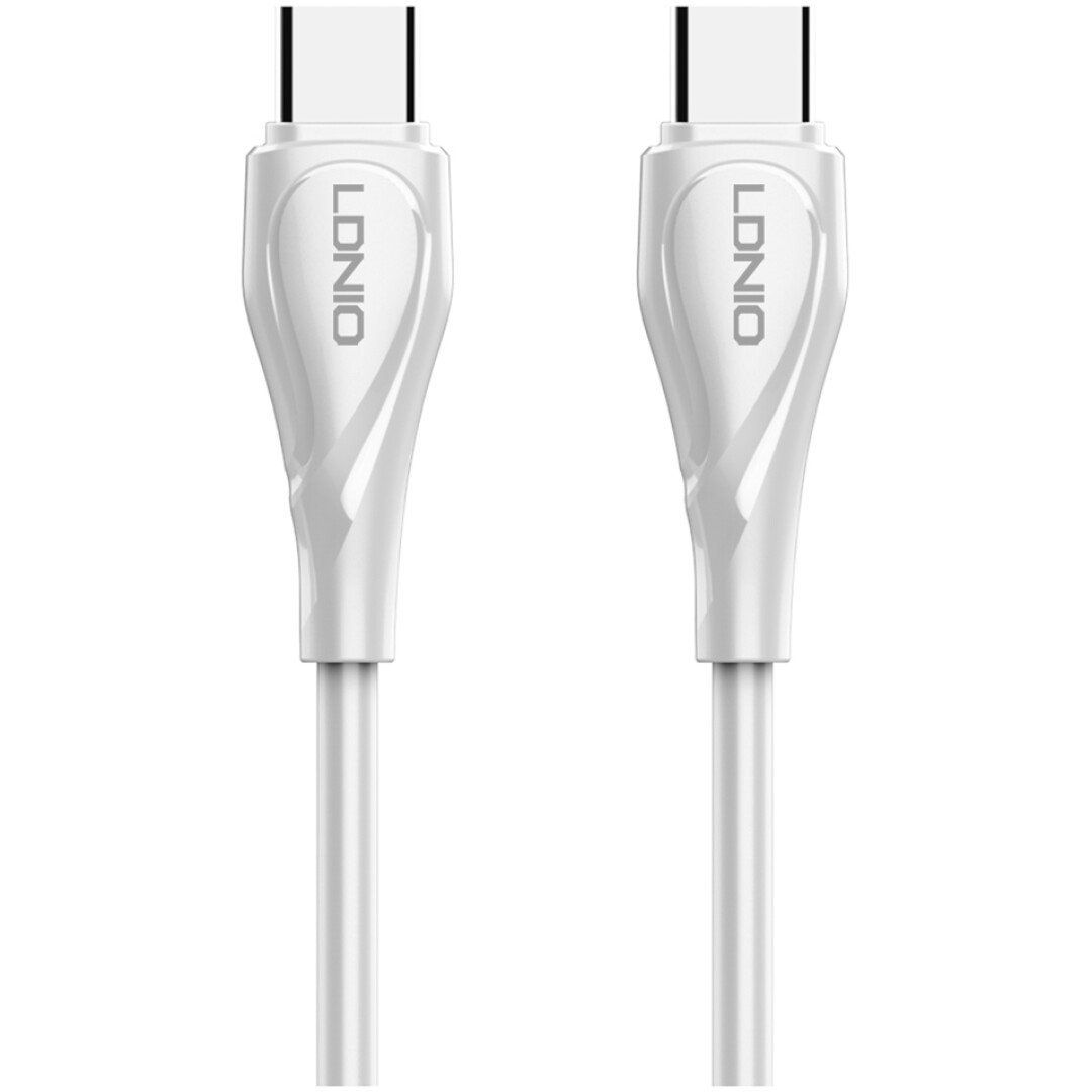 LDNIO CHARGING DATA CABLE (C-C) 65W 1M WHITE LC611C