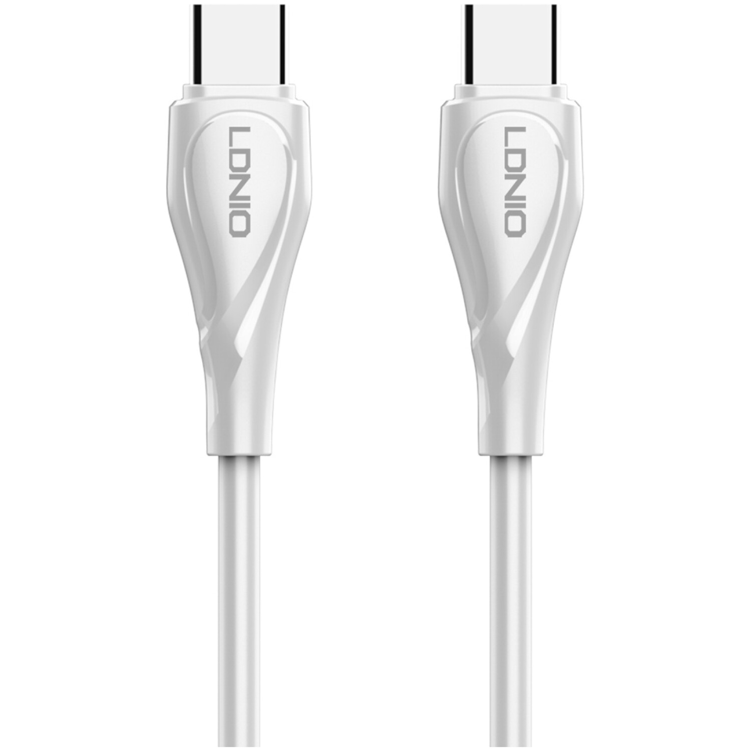 LDNIO CHARGING DATA CABLE (C-C) 65W 1M WHITE LC611C