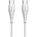 LDNIO CHARGING DATA CABLE (C-C) 65W 1M WHITE LC611C