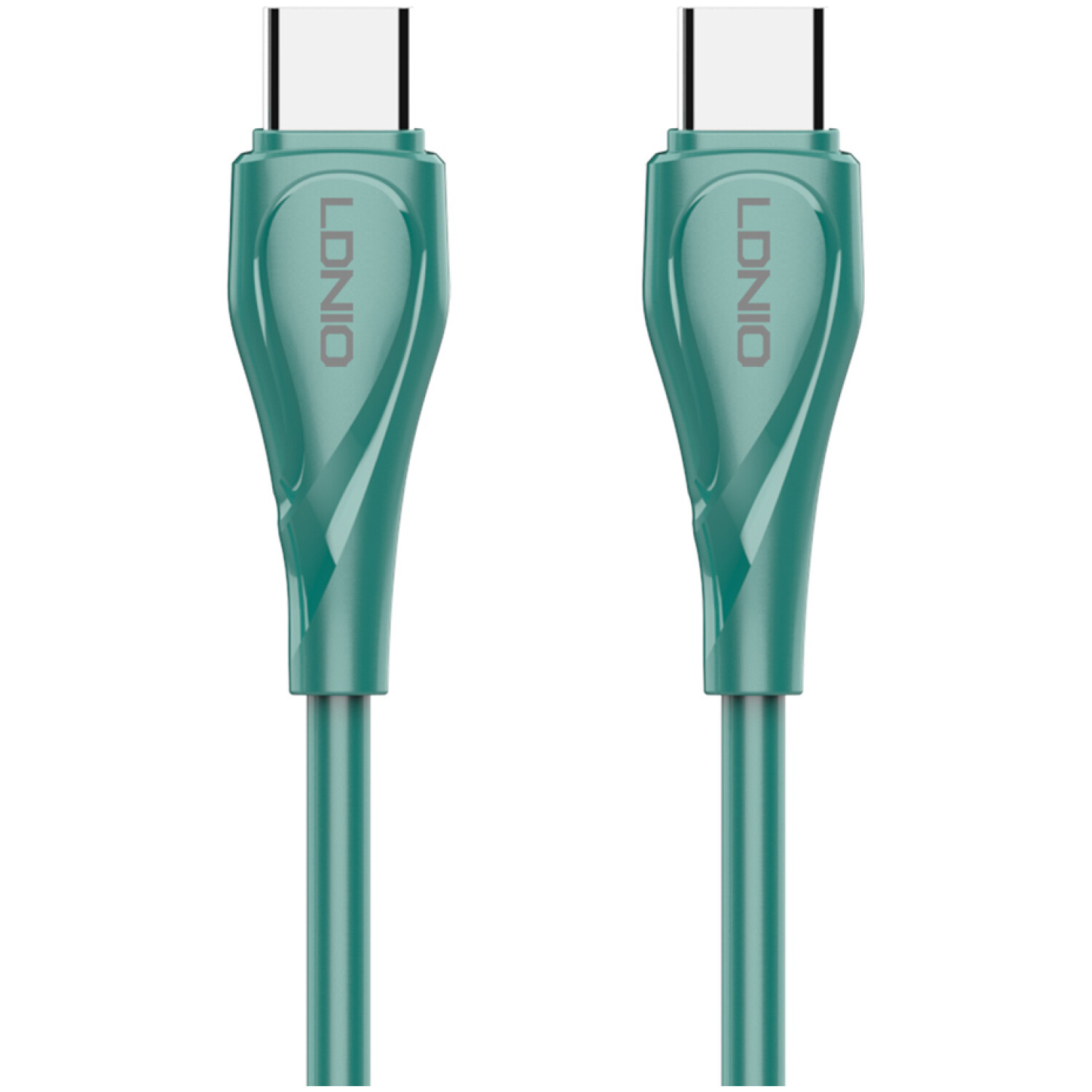 LDNIO CHARGING DATA CABLE (C-C) 65W 2M GREEN LC612C