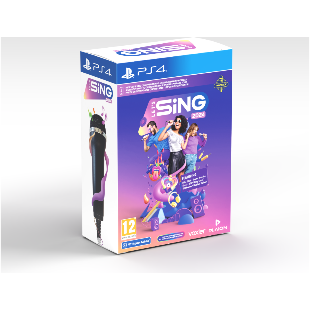 Let's Sing 2024 - Single Mic Bundle (Playstation 4)