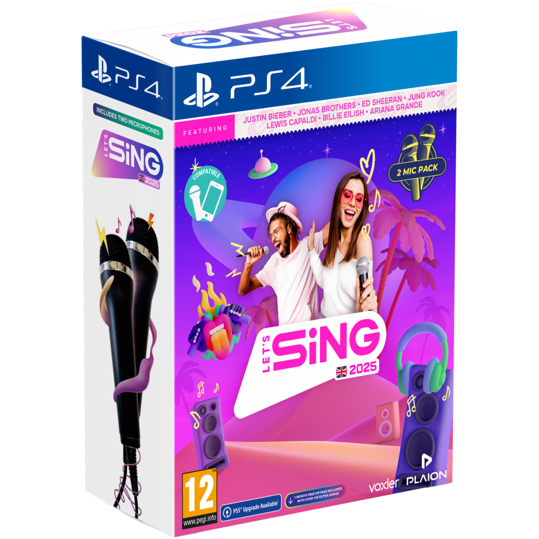 Let's Sing 2025 - Double Mic Bundle (Playstation 4)