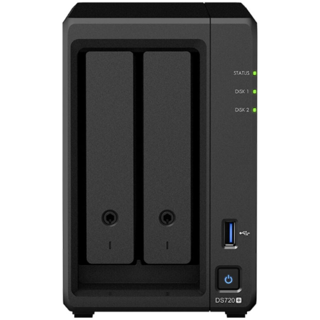 NAS ohišje Synology DS720+ All-In-One server 2x 3.5" SATA za mala in sr. Podjetja