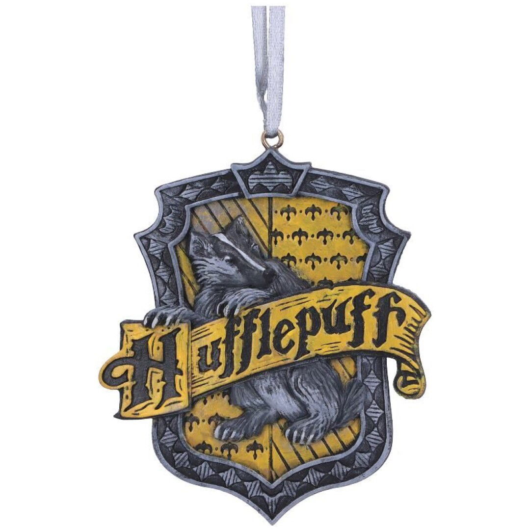 NEMESIS NOW HARRY POTTER HUFFLEPUFF CREST okrasek 8CM