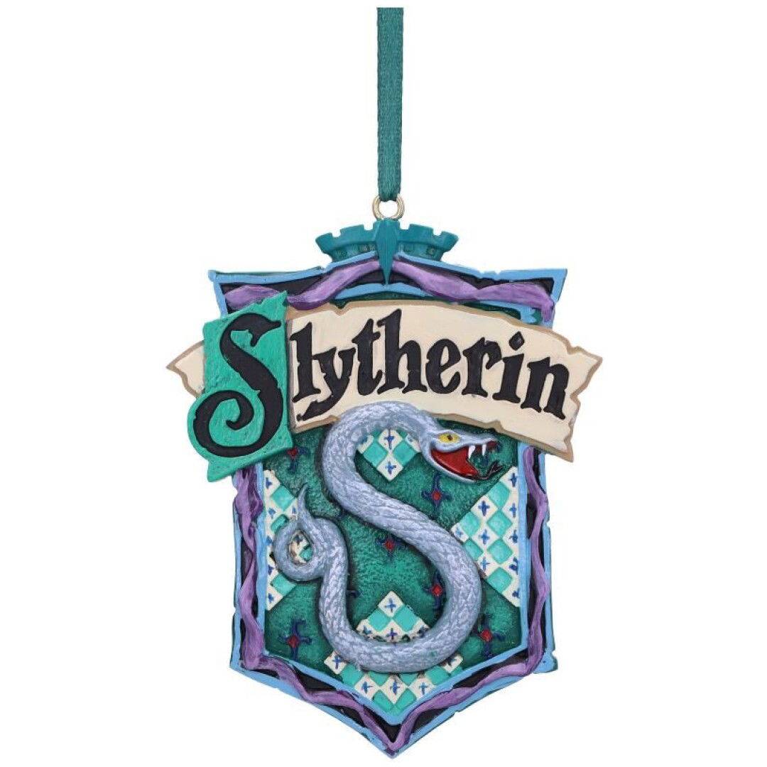 NEMESIS NOW HARRY POTTER SLYTHERIN CREST HANGING okrasek 8CM