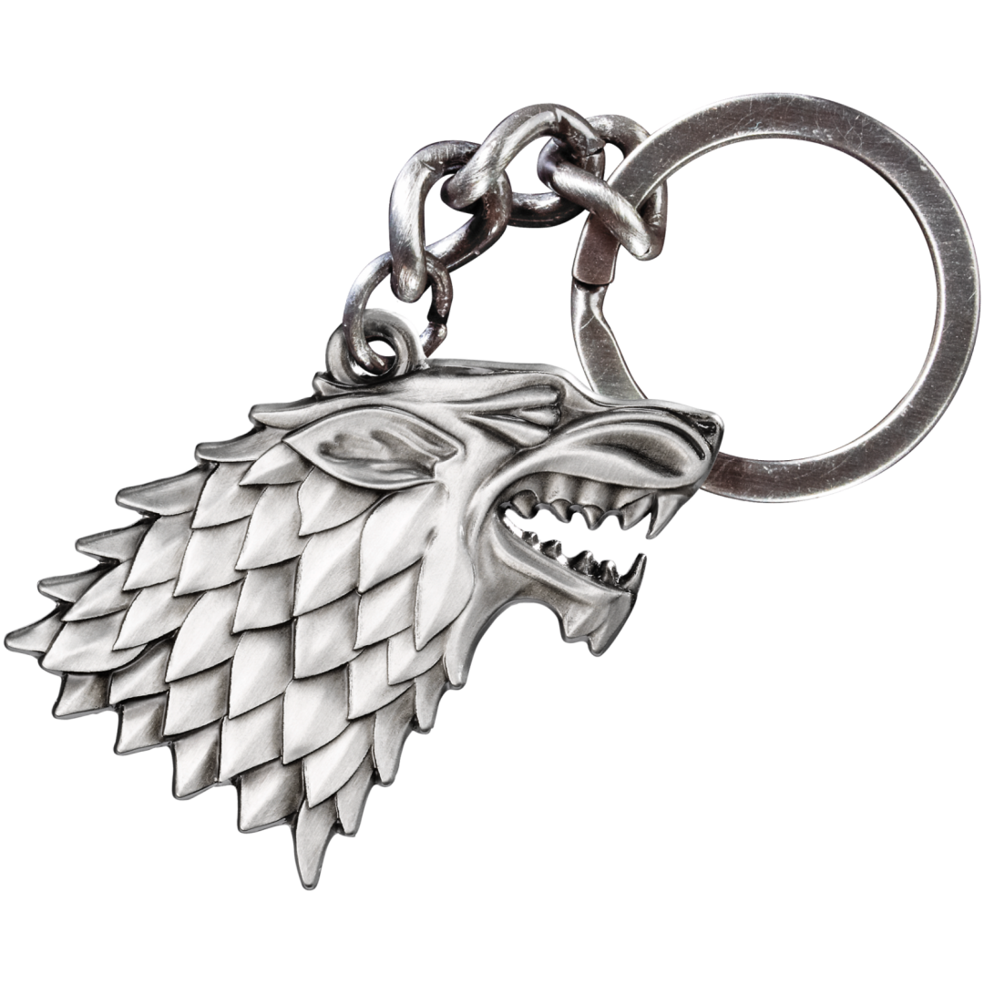 NOBLE COLLECTION - GAME OF THRONES - J - STARK KEY CHAIN