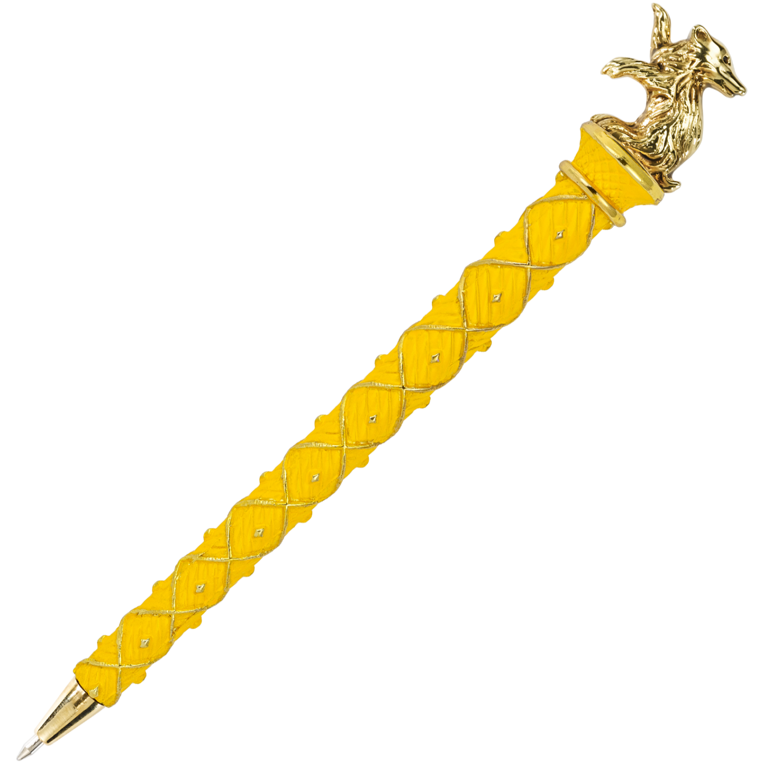 NOBLE COLLECTION - HARRY POTTER - HUFFLEPUFF PEN GOLD PLATED