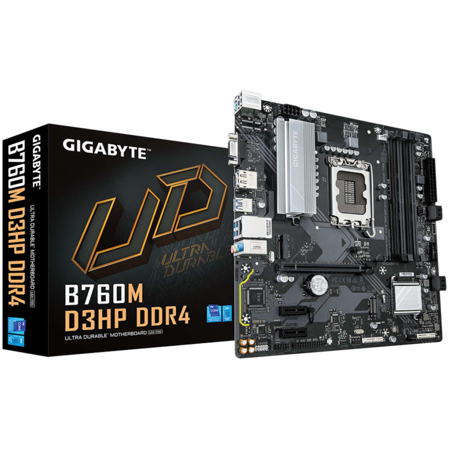 Osnovna plošča 1700 GigaByte B760M D3HP DDR4 microATX 1xVGA 1xHDMI 1xDisplayPort