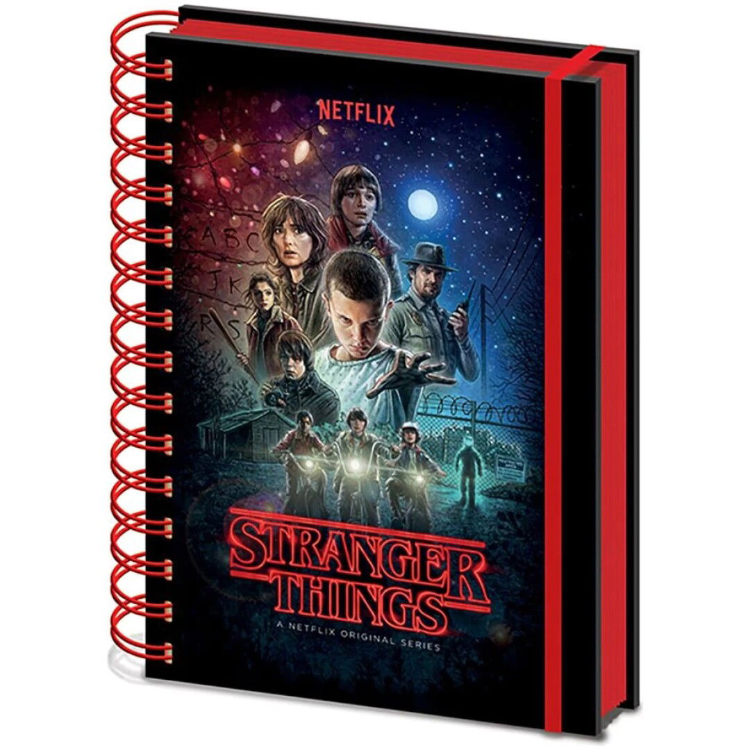 PYRAMID STRANGER THINGS (ONE SHEET) A5 METALLIC BELEŽKA