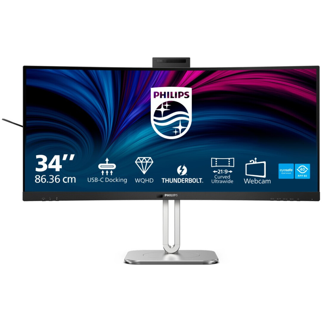 Philips 34B2U6603CH 34" UltraWide ukrivljen monitor s Thunderbolt™ 4