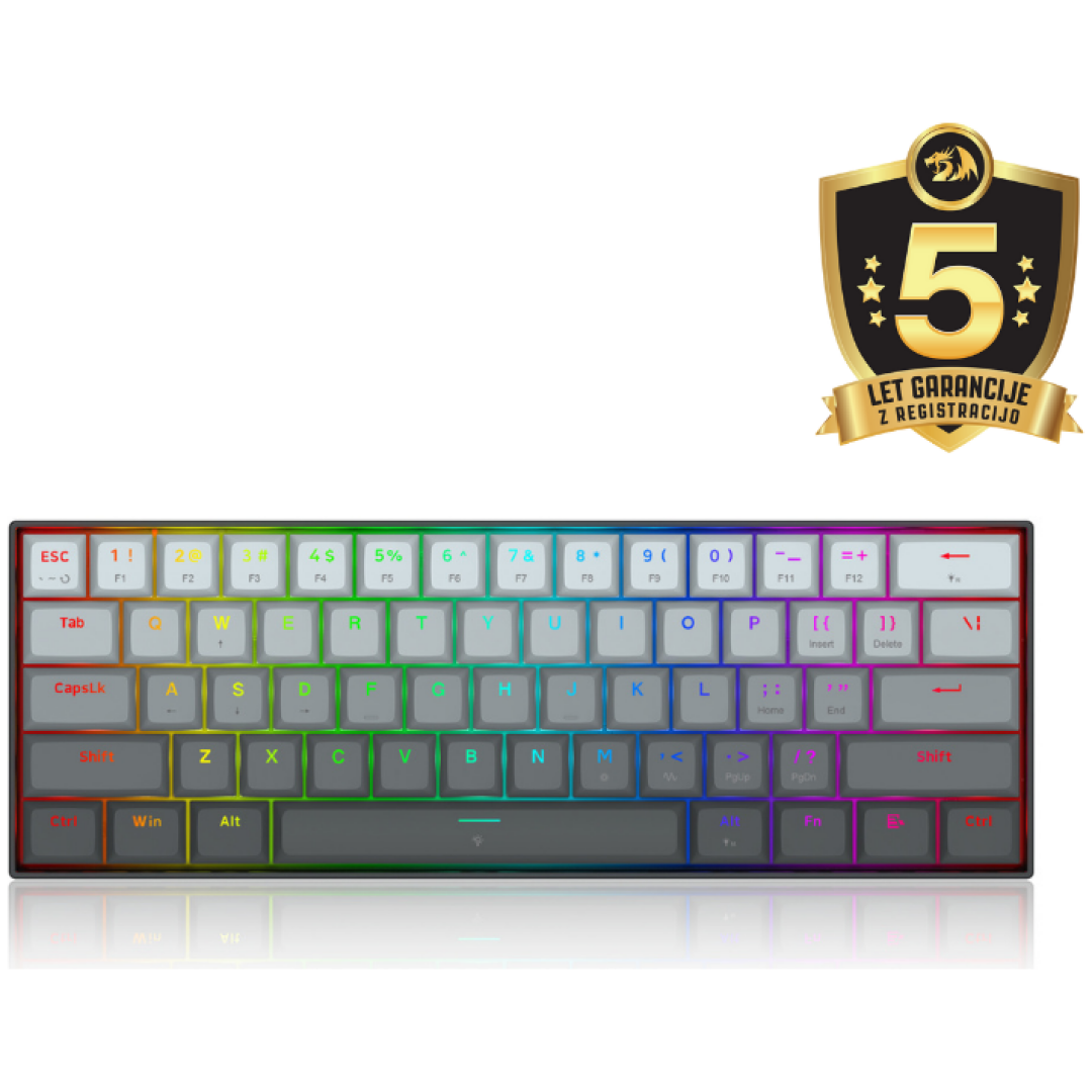 REDRAGON FIZZ K617 RGB ŽIČNA TIPKOVNICA MAGNETNA STIKALA