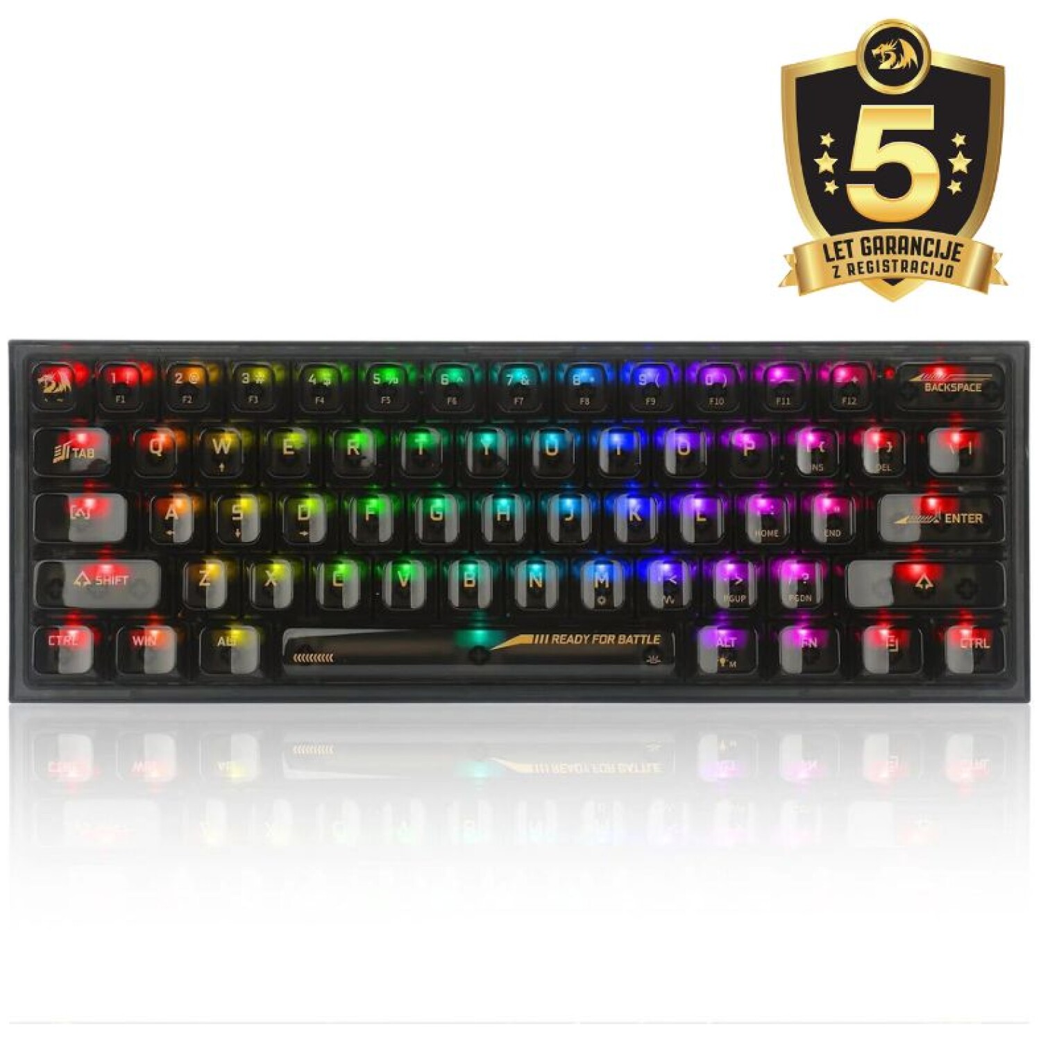 REDRAGON FIZZ K617CTB-RGB ŽIČNA MEHANSKA TIPKOVNICA