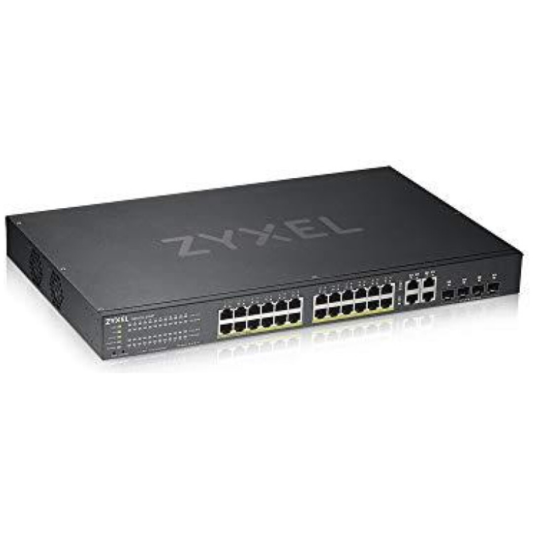 STIKALO 28-PORT ZyXEL gigabit Managed PoE Managed 375W (GS192024HPV2-EU0101F)