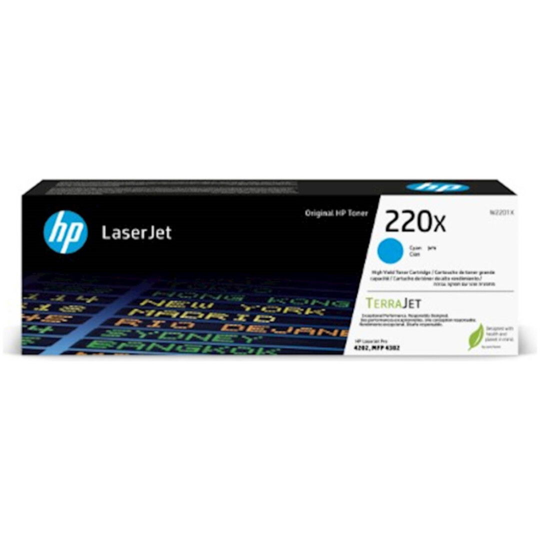 TONER HP 220X CYAN ZA LJ PRO 4202/MPF 4302 ZA 5.500 STRANI (W2201X)