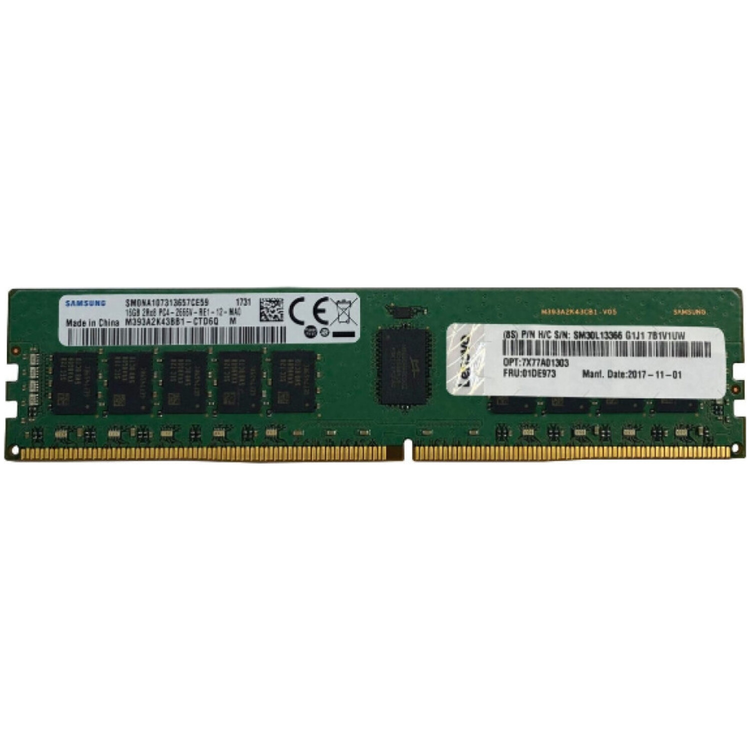 ThinkSystem 32GB TruDDR4 2933MHz (2Rx4 1.2V) RDIMM