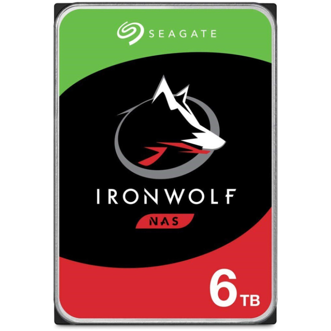 Trdi disk 6TB SATA3 Seagate IronWolf 6GB/s 256MB 5400 - primerno za NAS