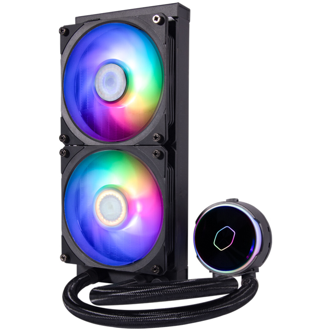 Vodno hlajenje Cooler Master MasterLiquid PL240 Flux - 240mm ARGB črna (MLY-D24M-A23PZ-R1)