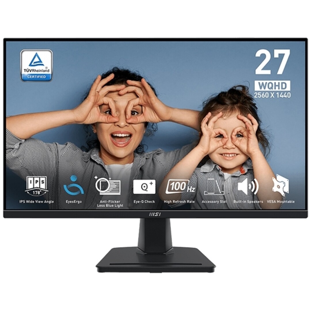 Zaslon MSI G272QPF E2 27" / WQHD / Rapid IPS / 180Hz / 1ms GtG (črn)