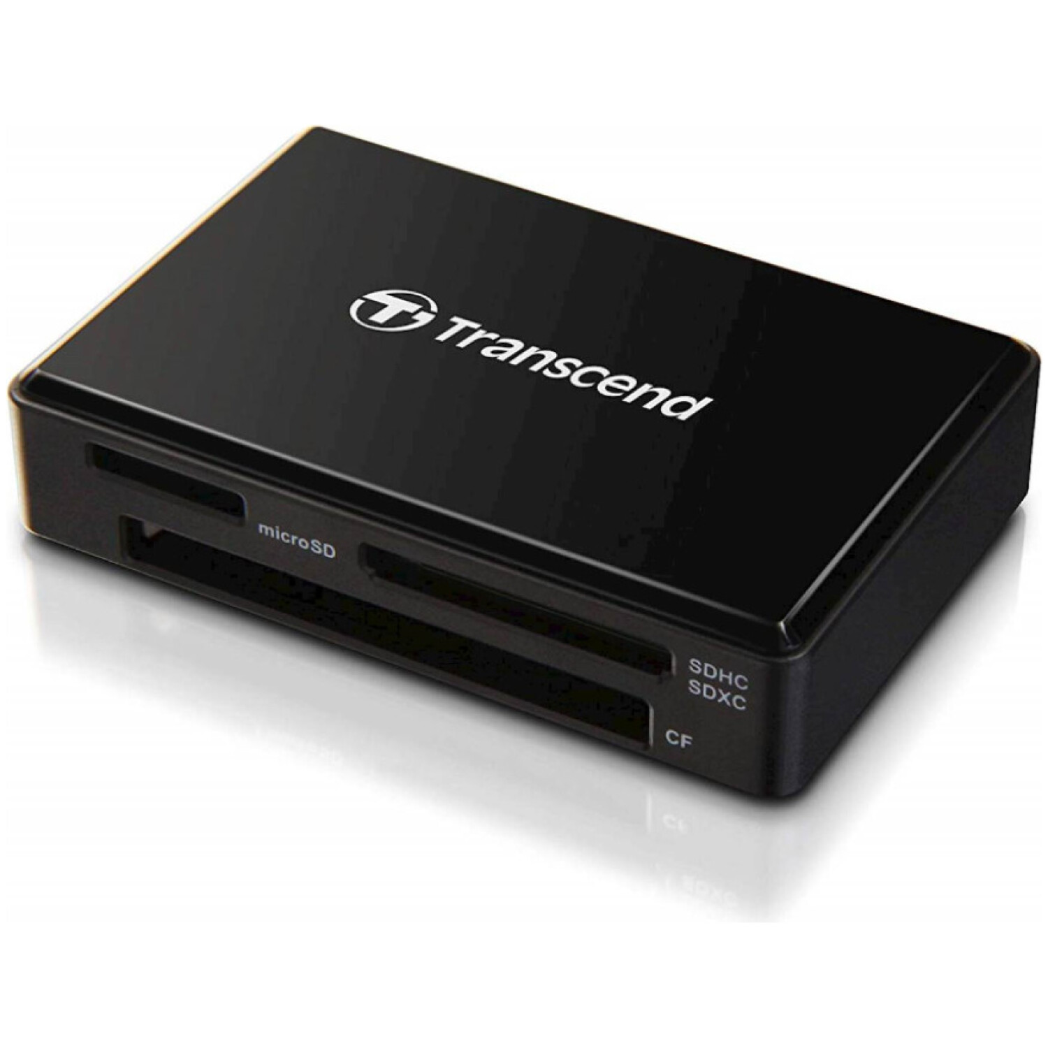 Zunanji čitalec kartic Transcend RDF8 USB 3.1 za CF SD microSD črn (TS-RDF8K2)