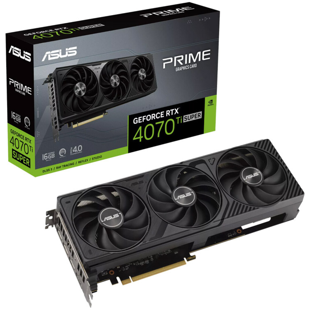 Grafična kartica nVidia RTX4070Ti Super Asus Prime - 16GB GDDR6X (90YV0LB0-M0NA00)