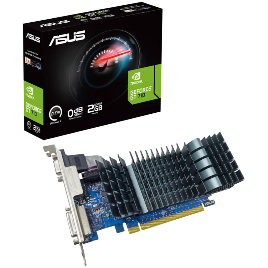 ASUS Geforce GT710 2GB DDR5 EVO (GT710-SL-2GD5-BRK-EVO) grafična kartica